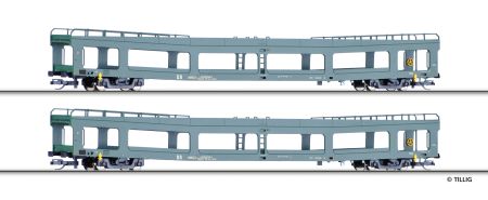 Double-deck car carrier set of the DR