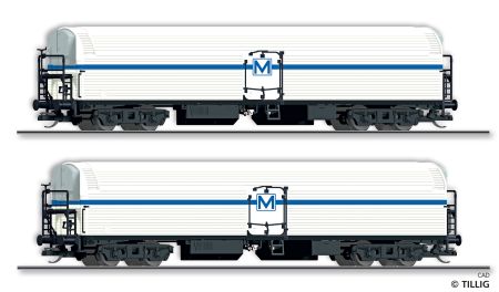 Güterwagenset der DR