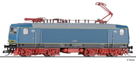 Electric locomotive 243 019-7 of the Wedler Franz Logistik GmbH & Co. KG