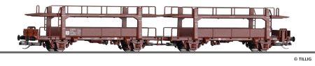 Cars for automobile transport Laaek 4357 of the DR
