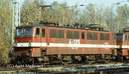 Elektrolokomotive 4-1315 (BR 211) BKK Bitterfeld