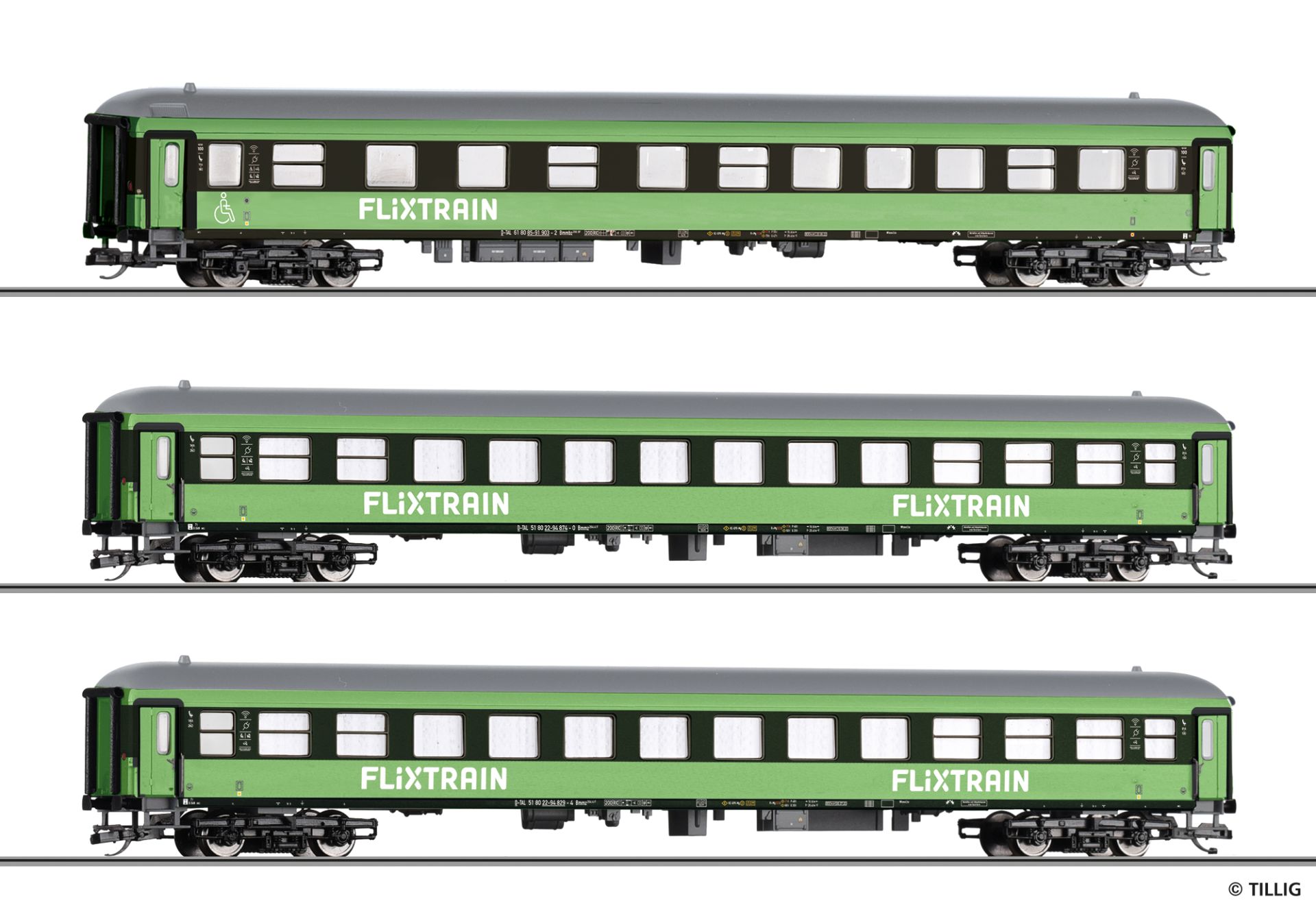 Reisezugwagenset „Flixtrain“