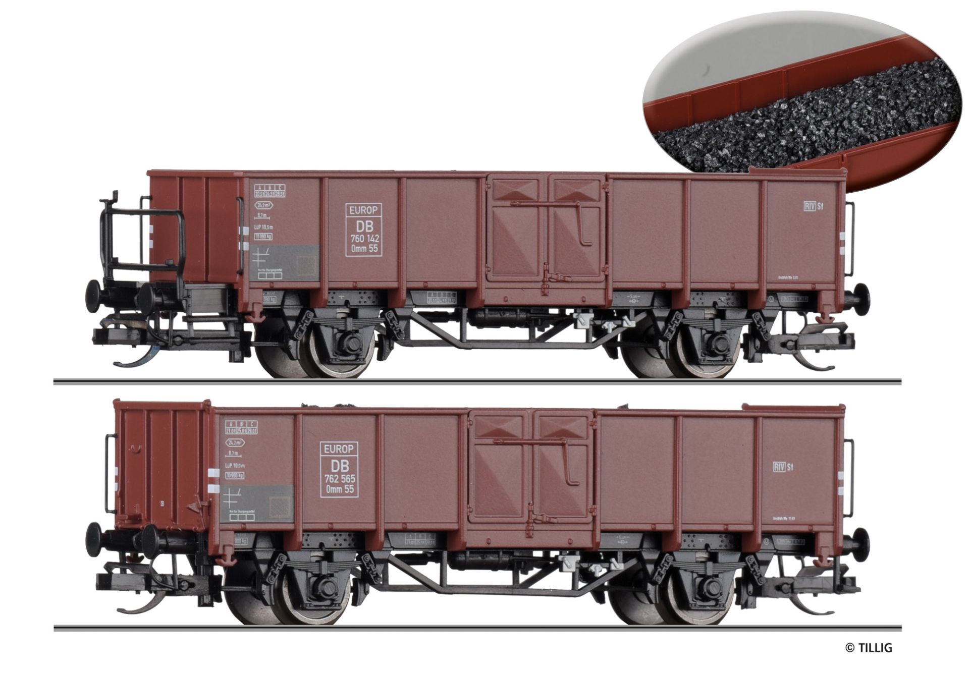 Freight car set DB