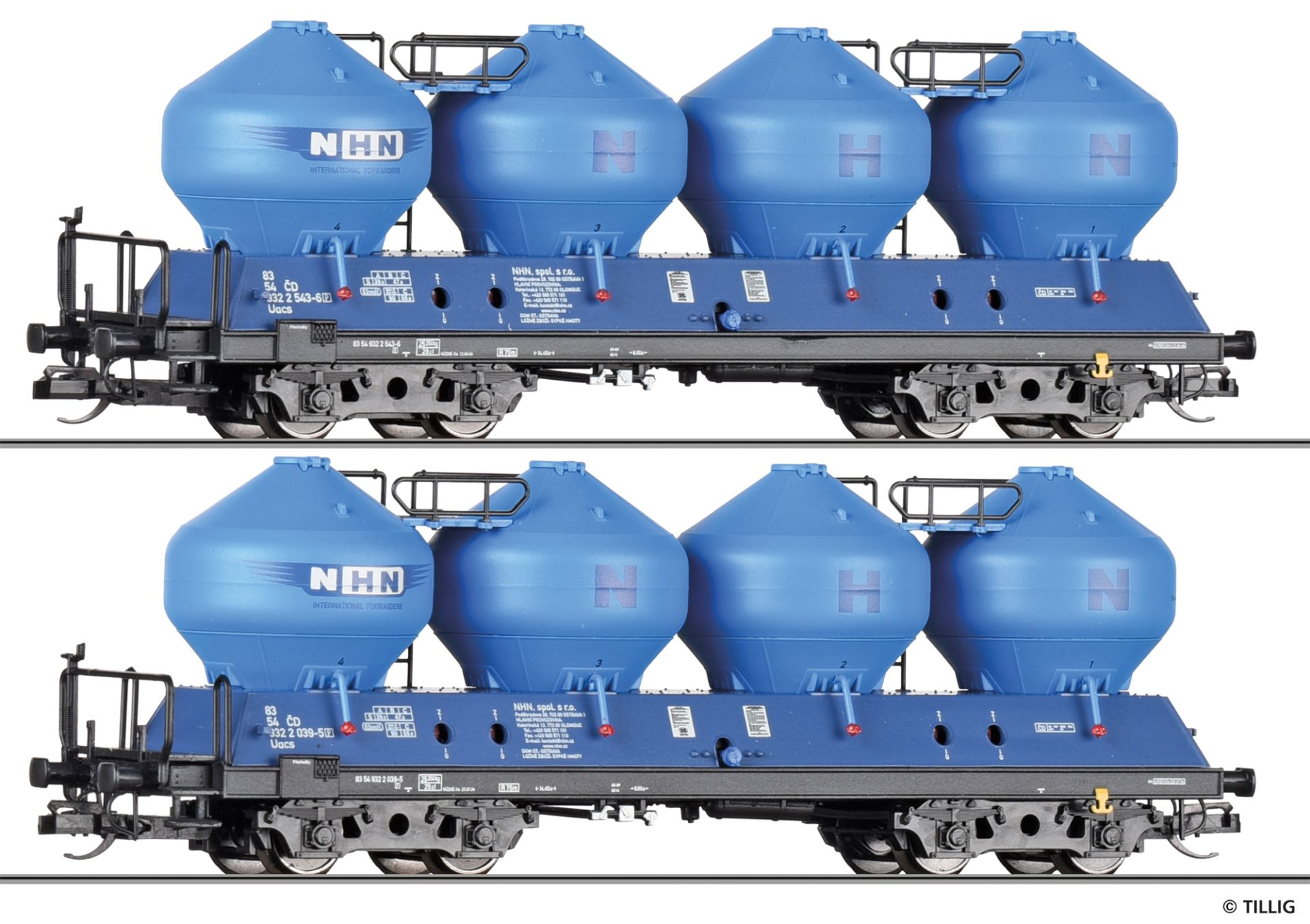 Güterwagenset „NHN spol. s.r.o.“ ČD