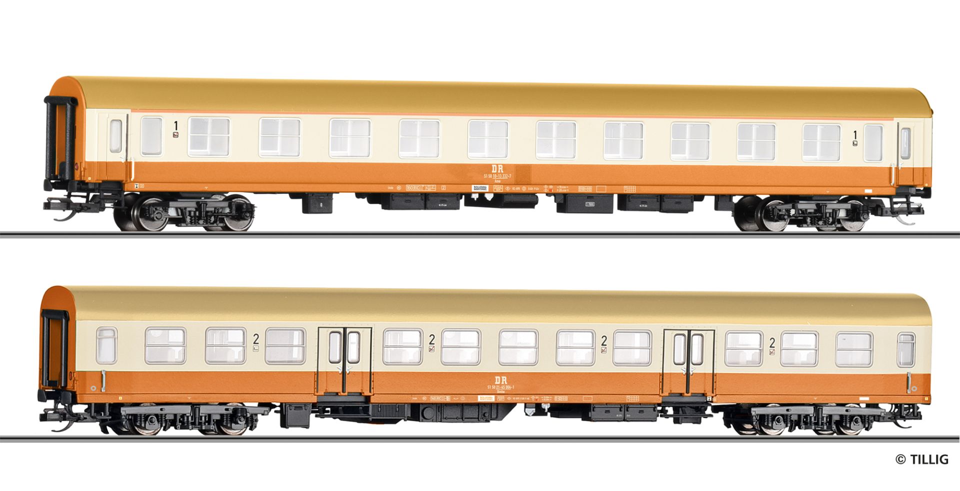Reisezugwagenset „Städteexpress“ der DR