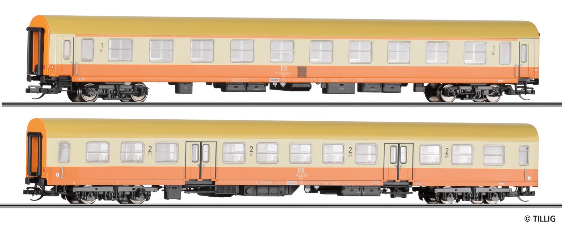 Reisezugwagenset „Städteexpress“ der DR