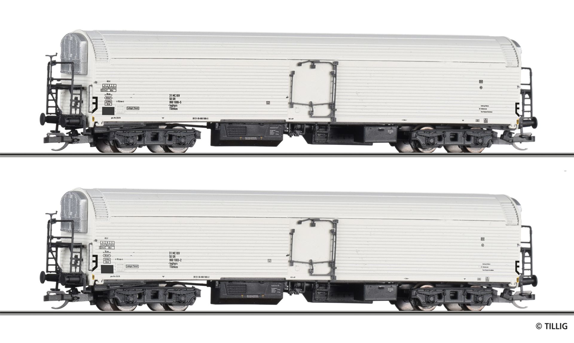 Freight car set of the DR