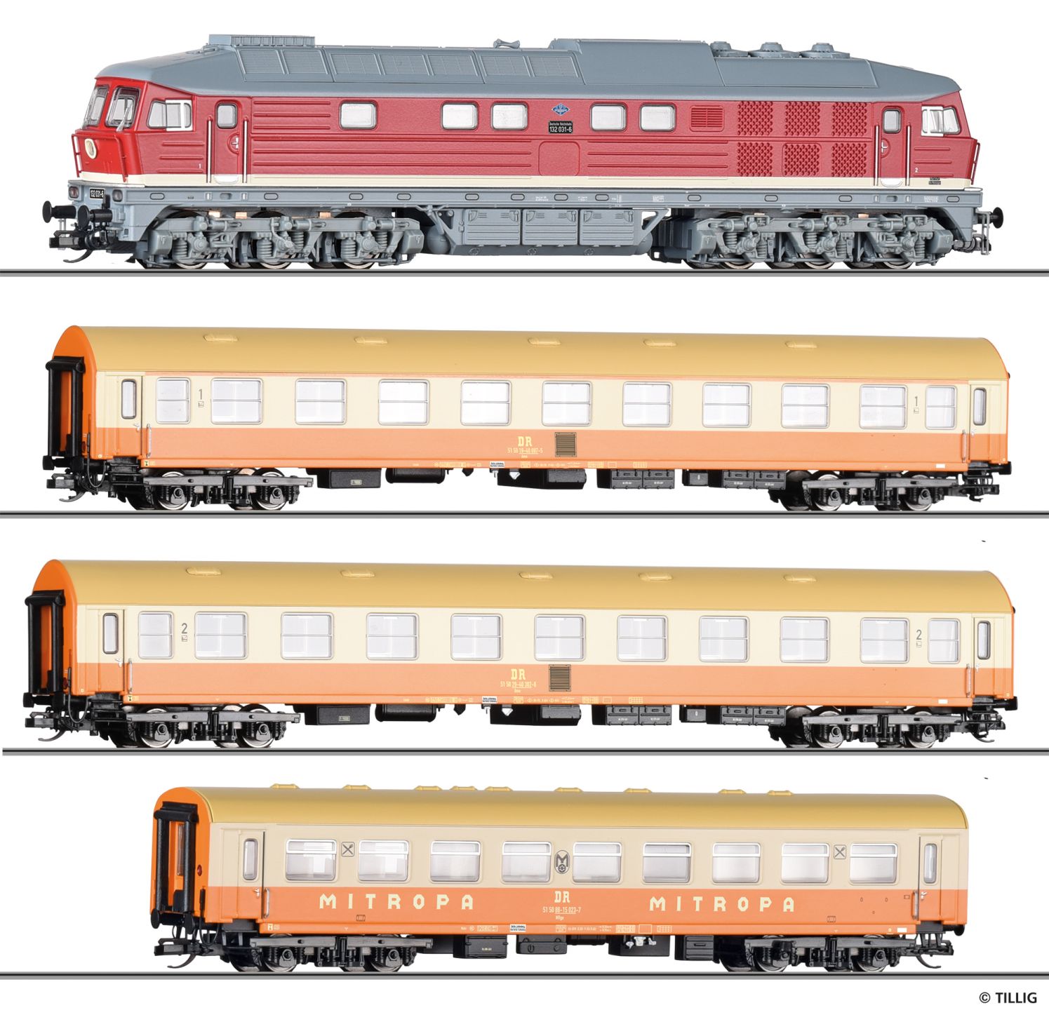 Premium-Beginner set: Passenger train „Städtexpress“of the DR