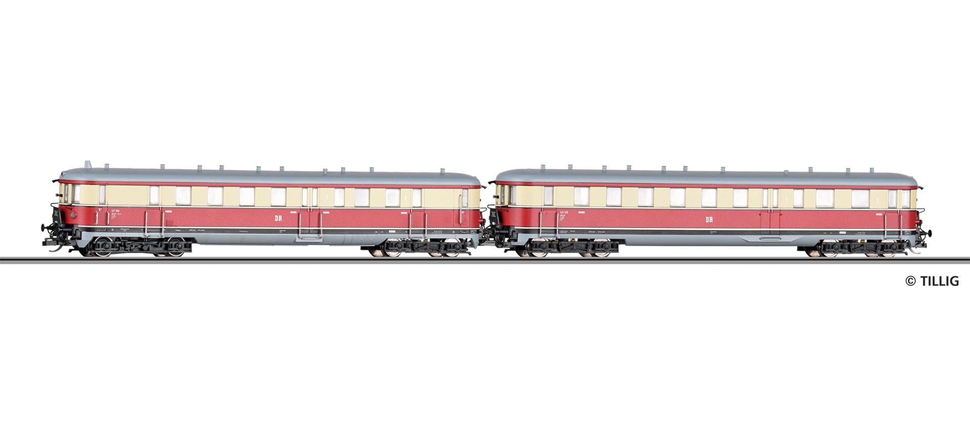 Railbus class with driving cab coach class DR