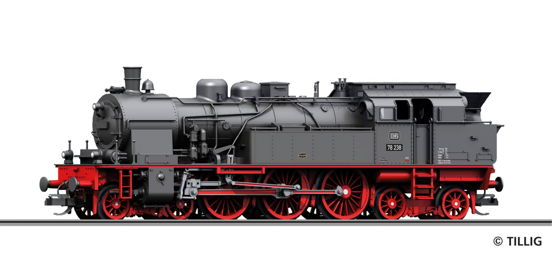 Dampflokomotive BR 78.0 der DB