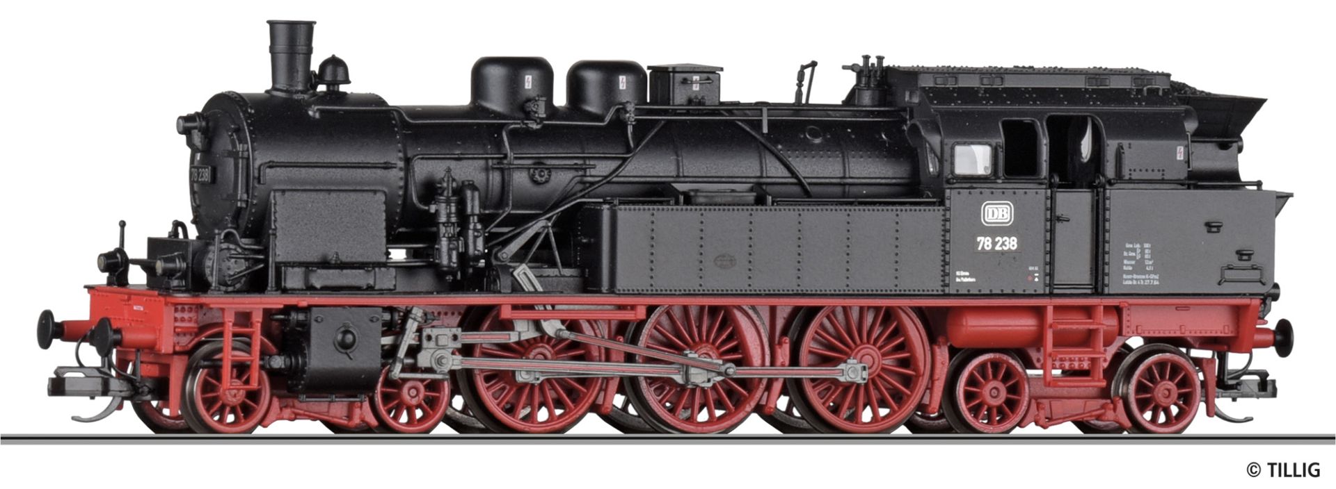 Dampflokomotive BR 78.0 der DB