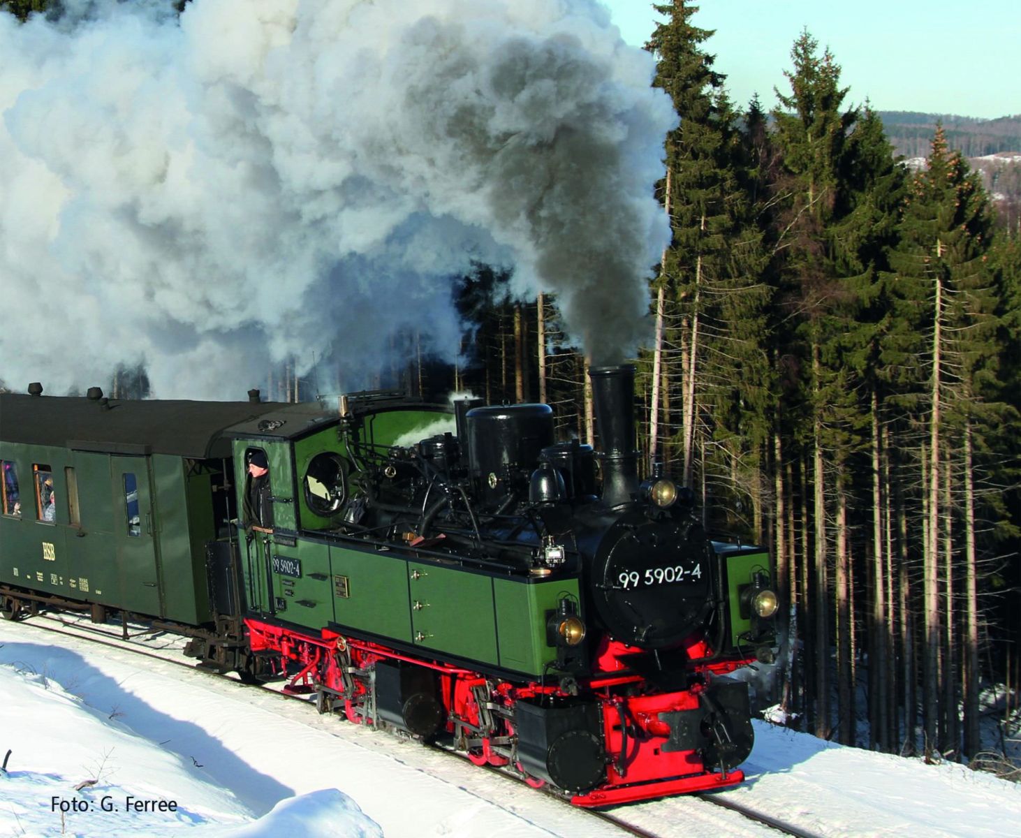 Dampflokomotive HSB