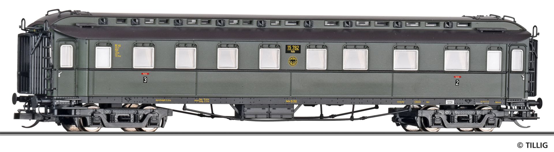 2nd/3rd class passenger coach DRG
