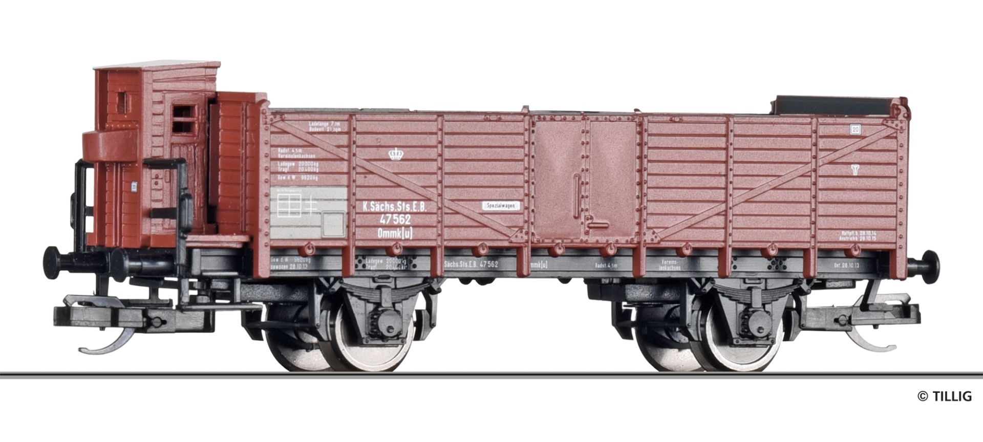 Offener Güterwagen K.Sächs.Sts.E.B.