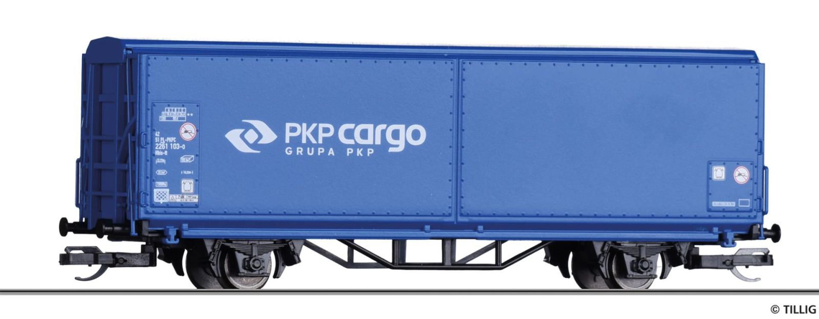 START-Sliding wall box car PKP Cargo