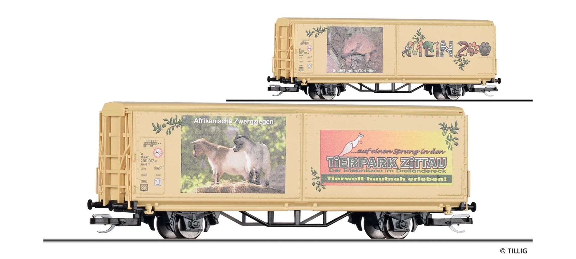 START-Sliding wall box car “Mein Zoo”