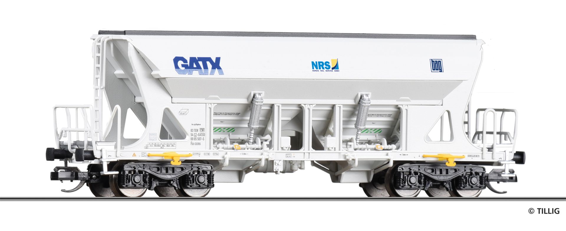 Selbstentladewagen Faccns GATX / NRS / Basalt AG