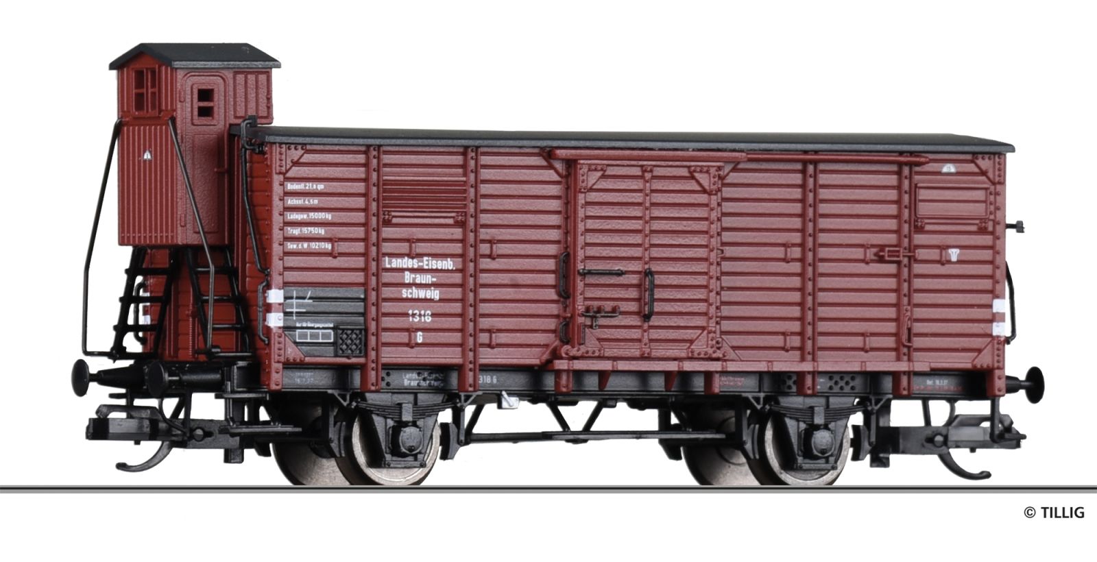 Box car Braunschweigischen Landes-Eisenbahn