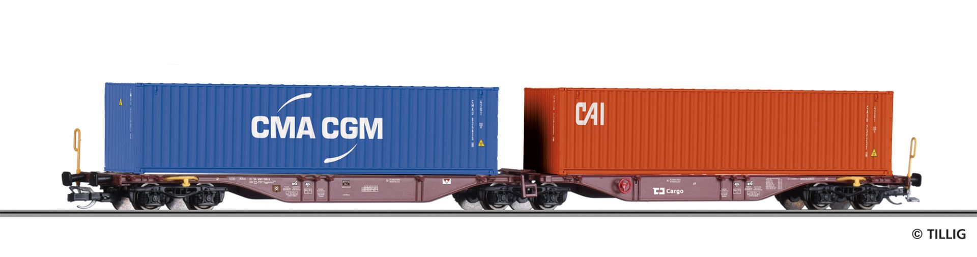 Containertragwagen Sggmrss 578.0 ČD Cargo