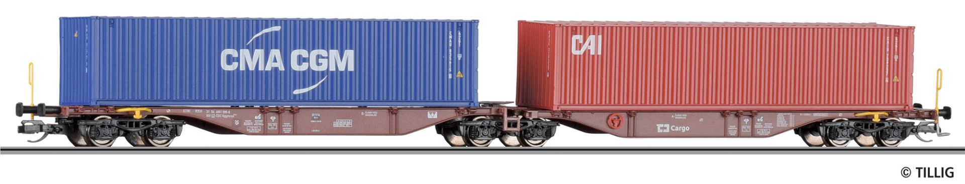 Containertragwagen Sggmrss 578.0 ČD Cargo