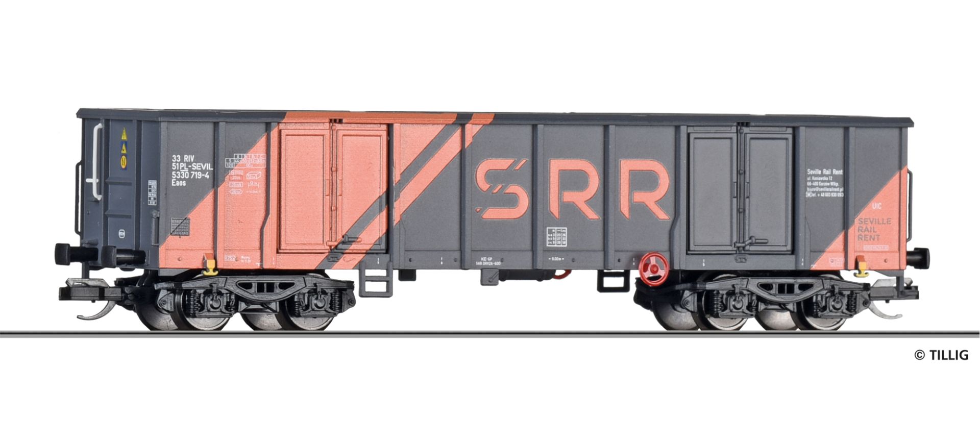 Offener Güterwagen Seville Rail Rent (PL)