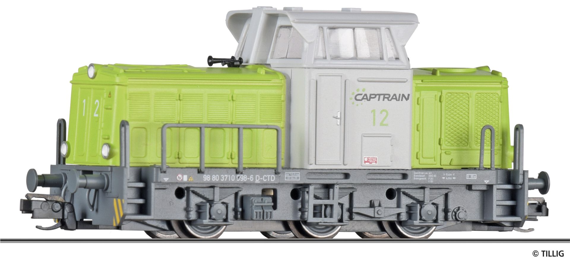 Diesel locomotive Captrain