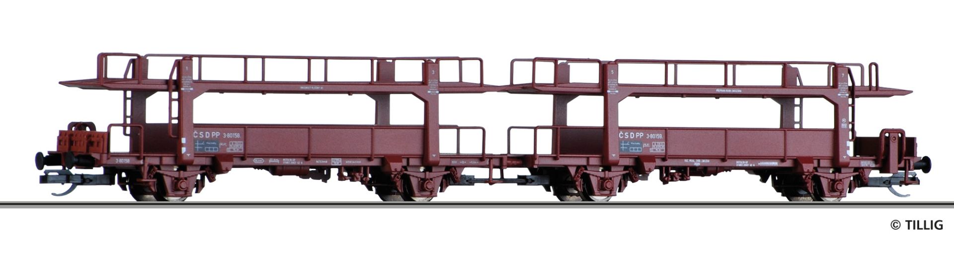 Autotransportwagen der CSD