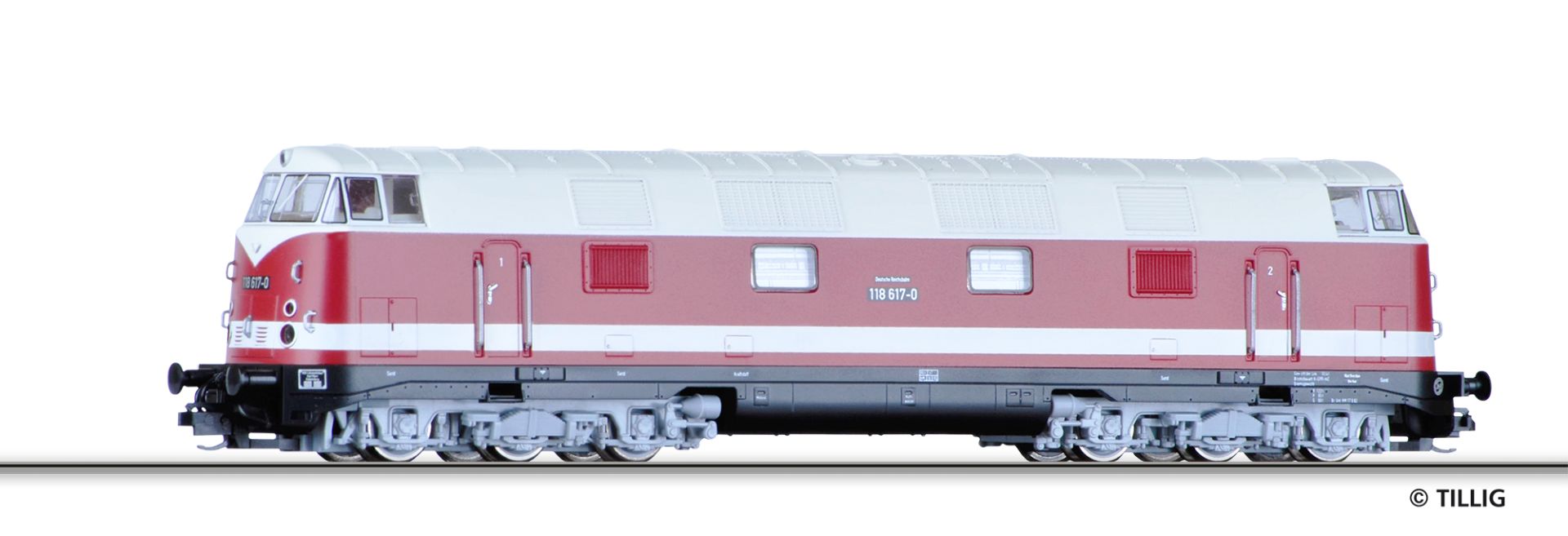 Diesellokomotive 118 617-0 der DR