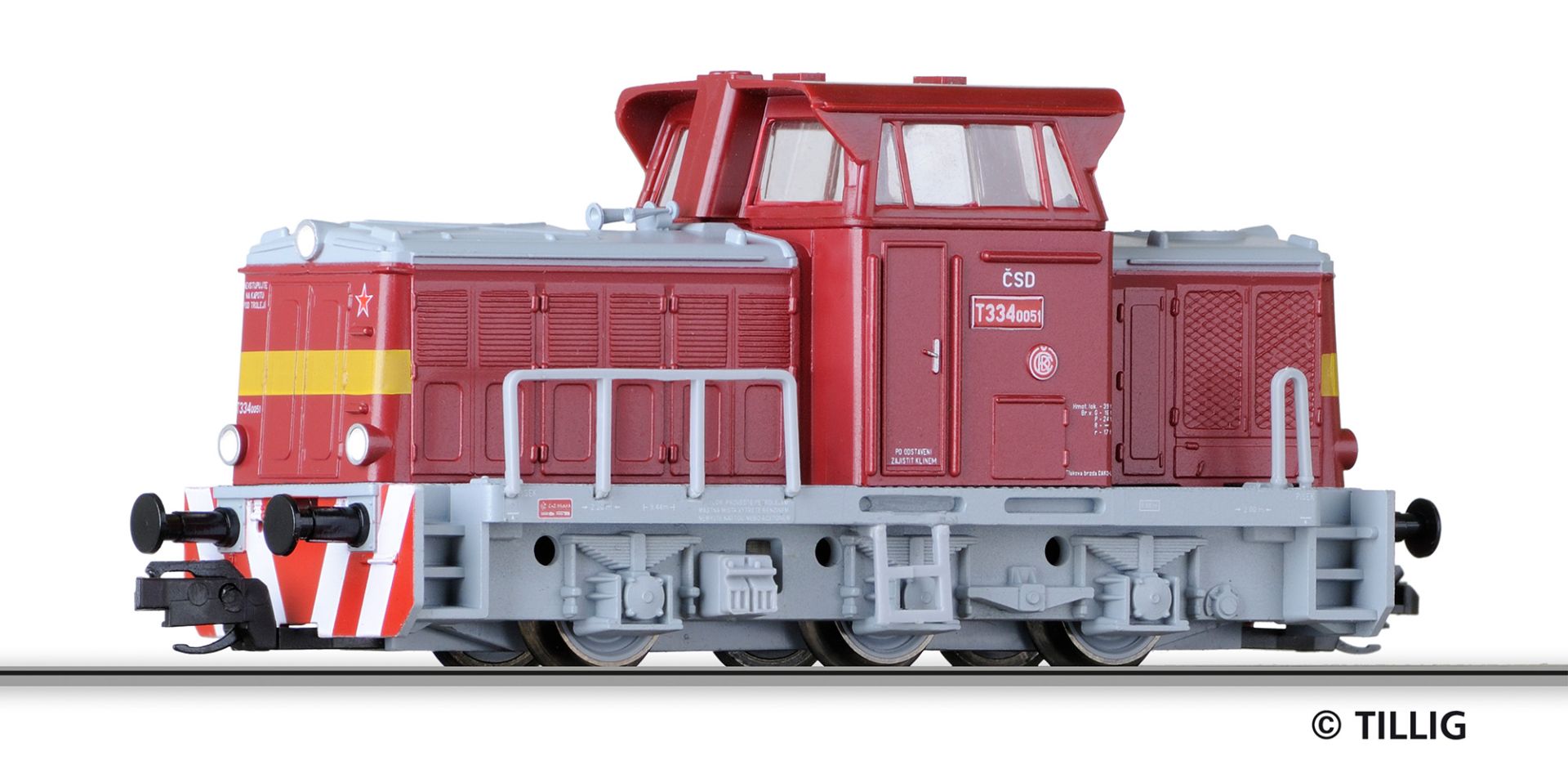 Diesellokomotive T 334 der CSD