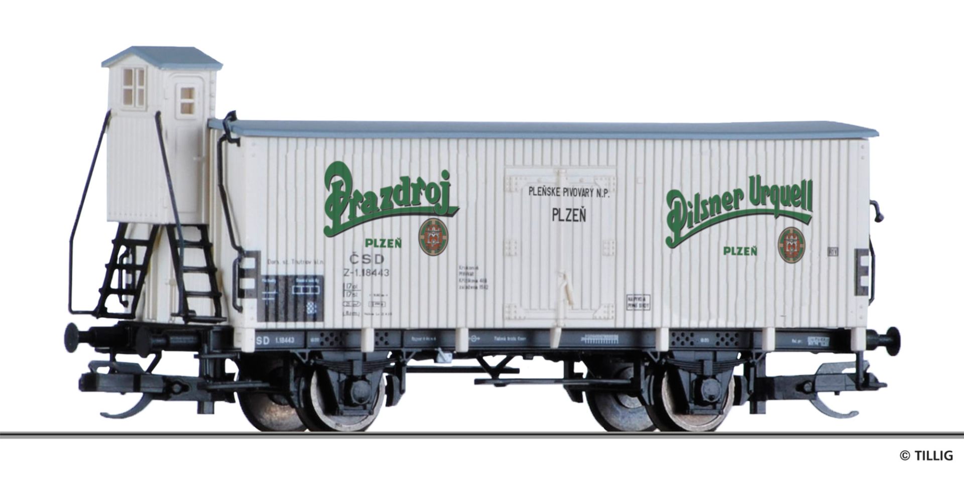 Kühlwagen „Pilsener Urquell“ ČSD