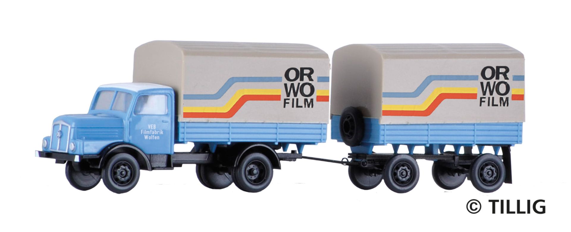 LKW H3A mit Anhänger „ORWO“