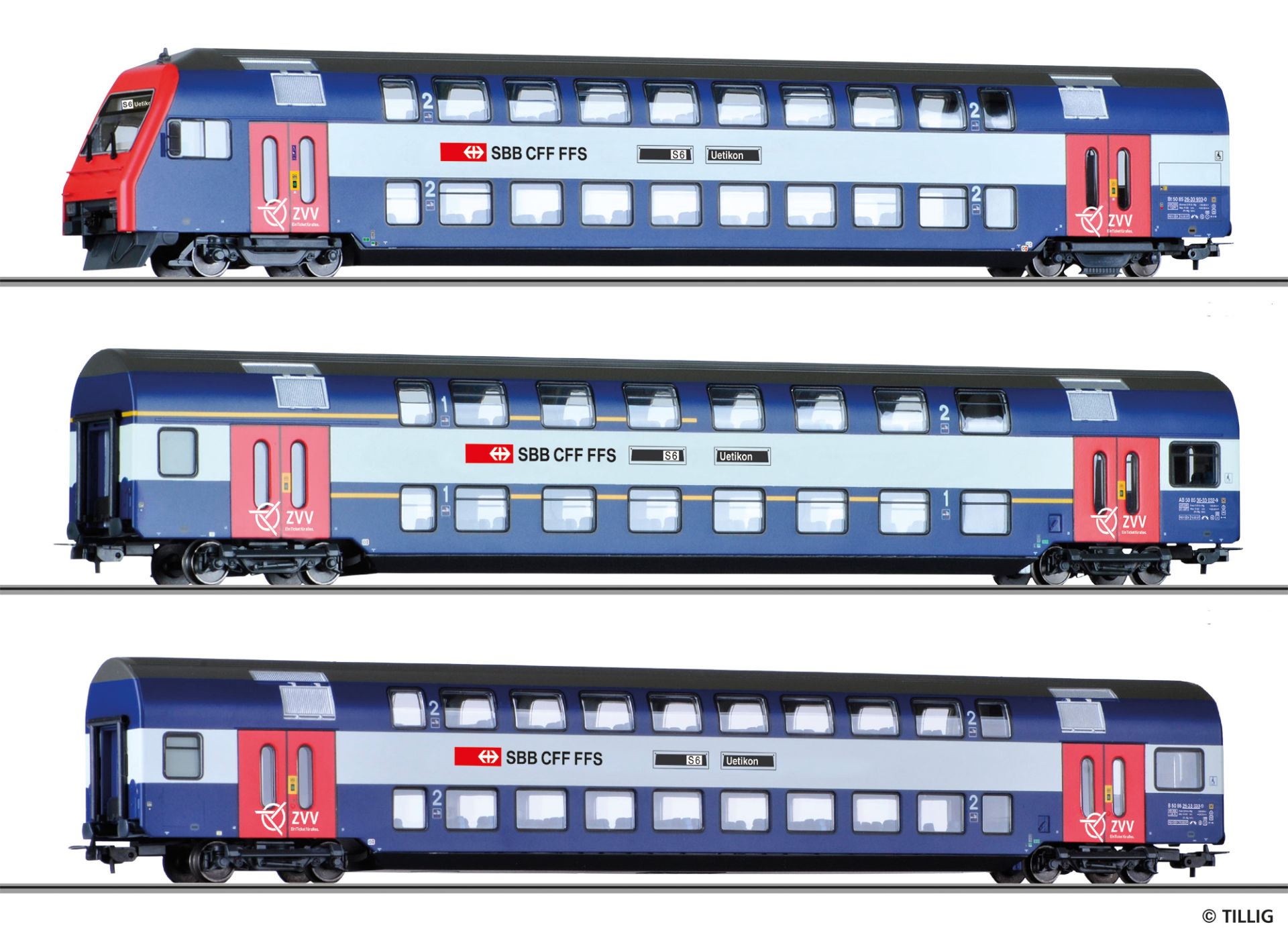Doppelstockwagenset der SBB
