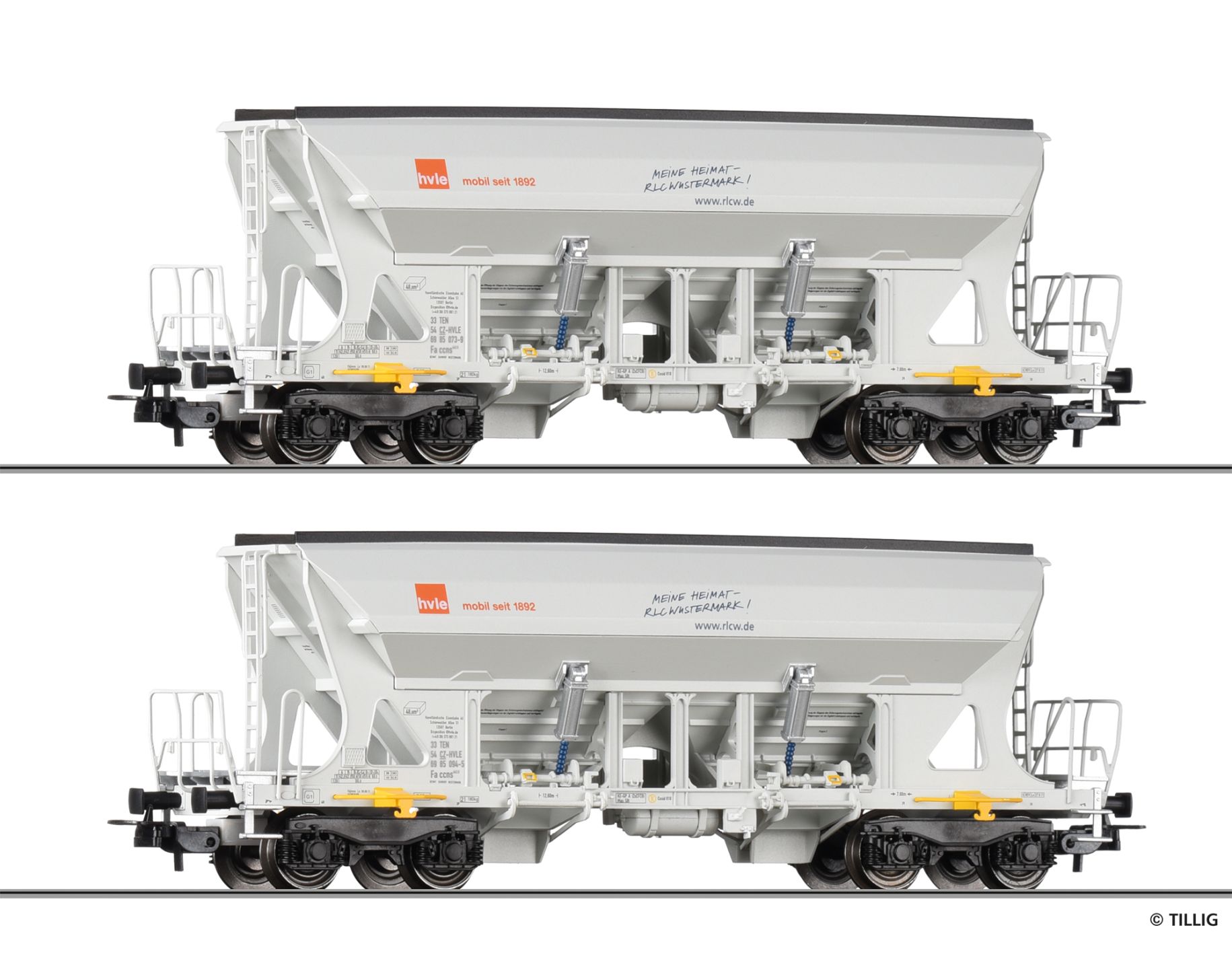 Güterwagenset der HVLE