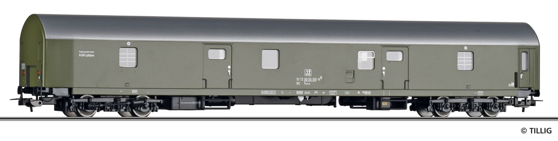 Mail waggon Yugoslavien Post