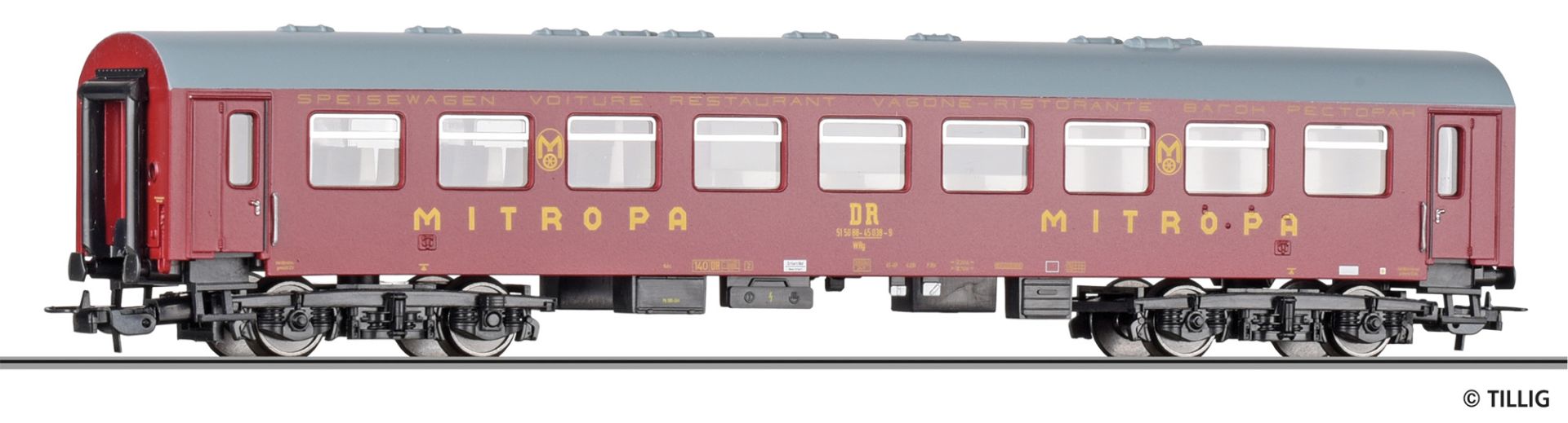 Dining car “MITROPA” of the DR