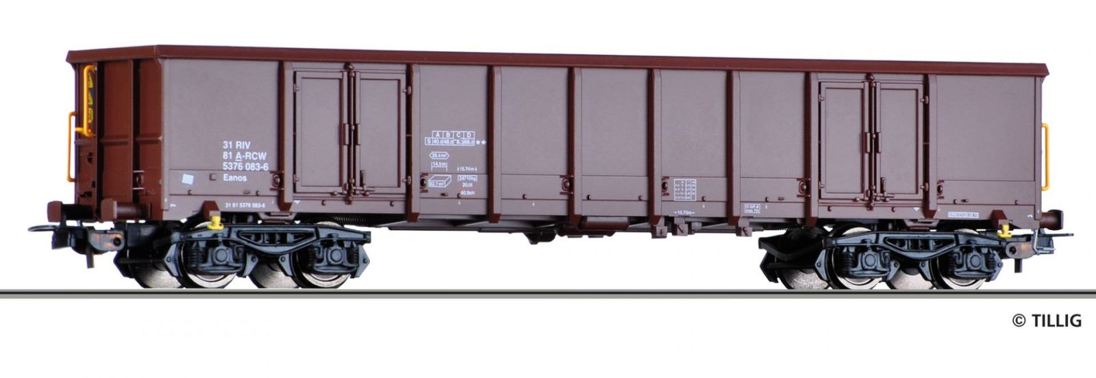 Open car Rail Cargo Wagon
