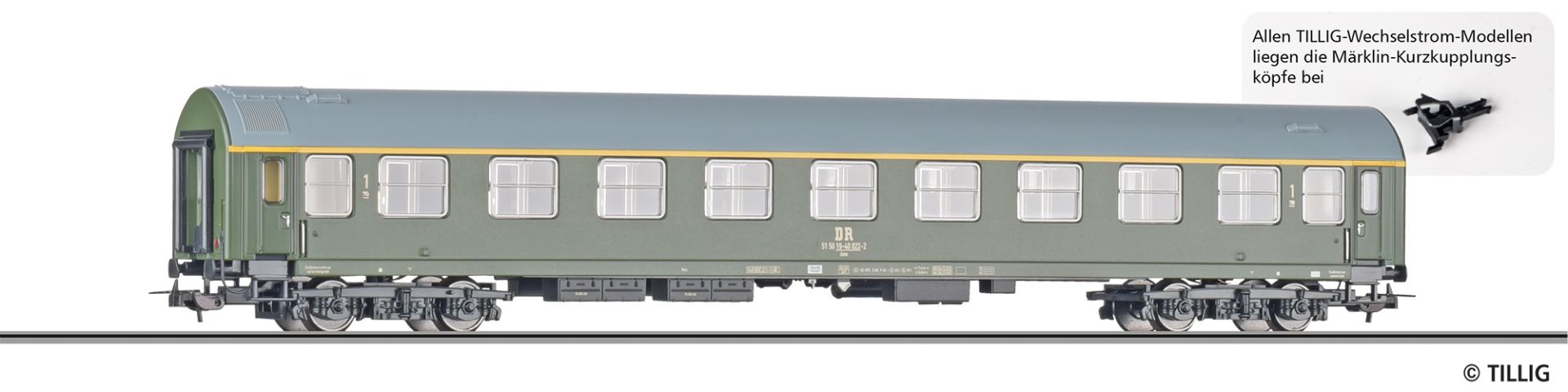 Reisezugwagen 1. Klasse DR