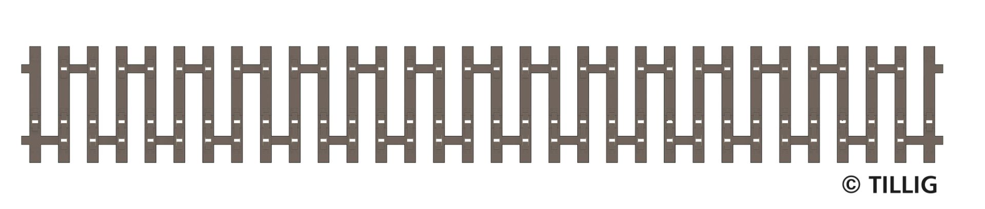 Flex-Schwellenband Zwangsgleis (einseitig) 166mm