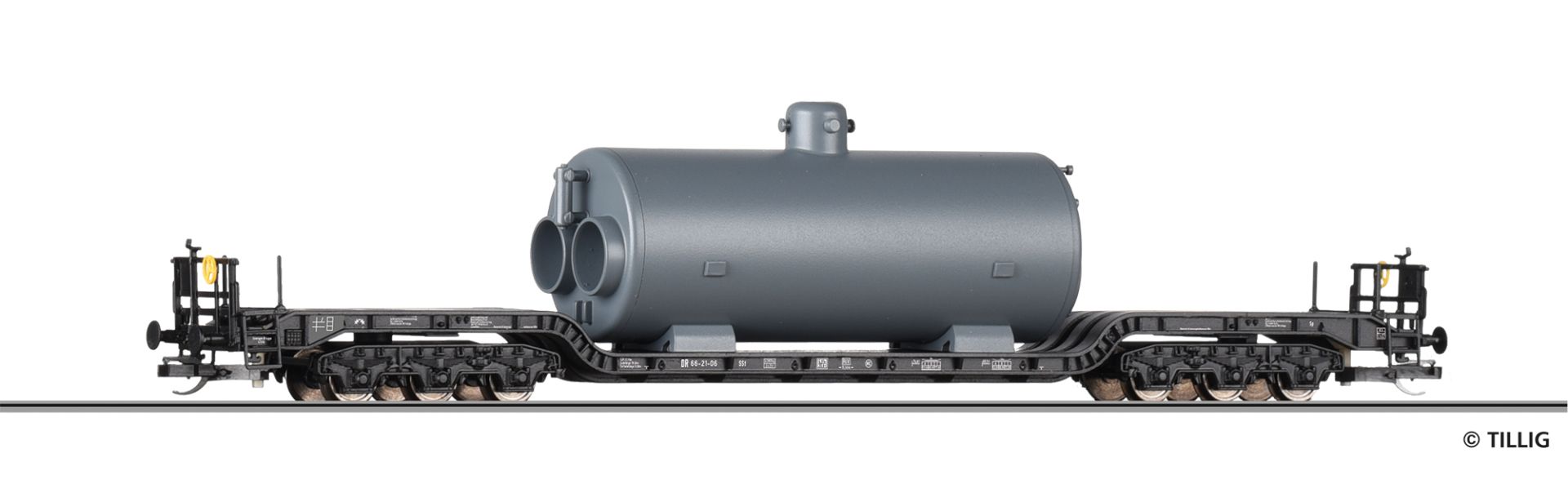 Low-loader wagon DR with load