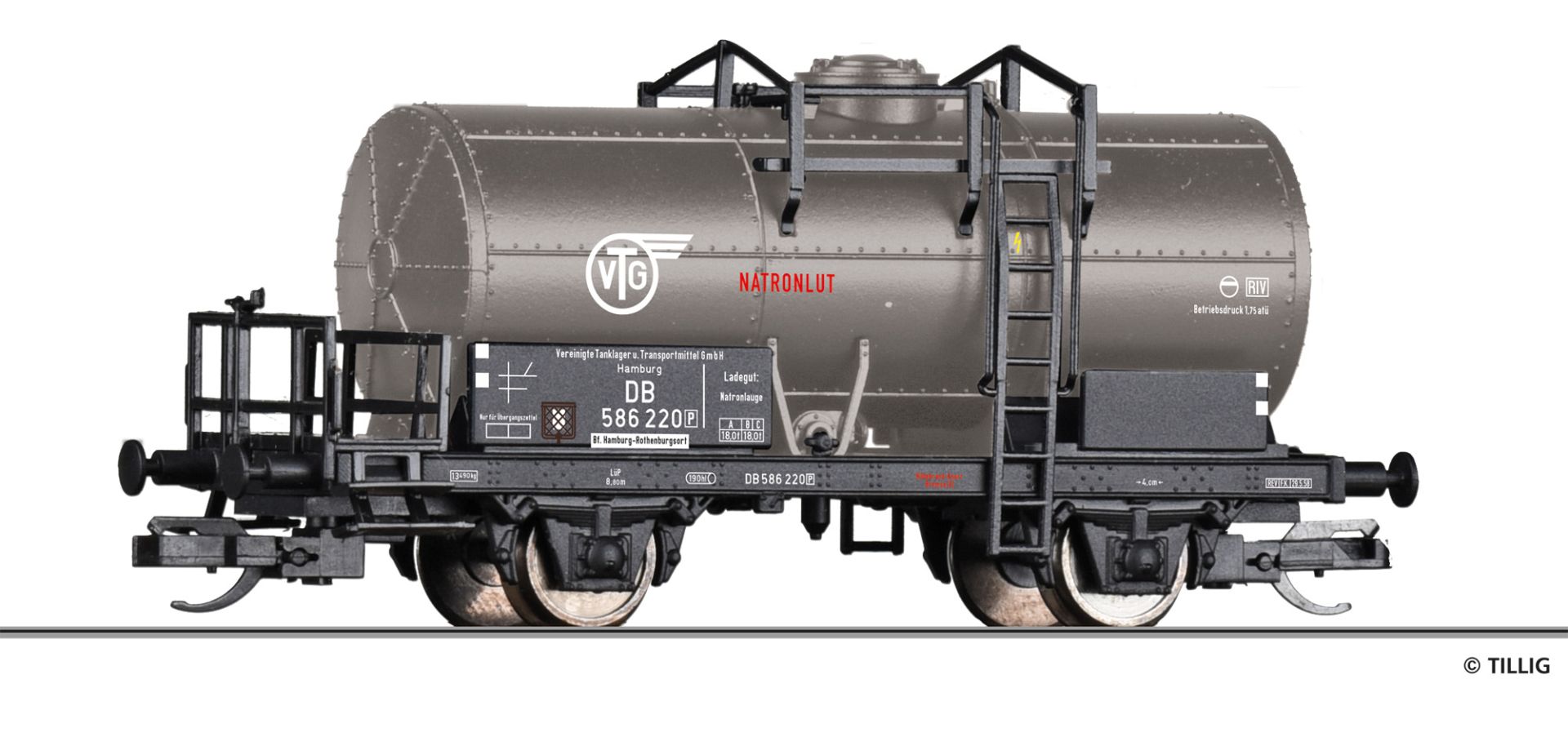 Kesselwagen „VTG“, eingestellt bei der DB