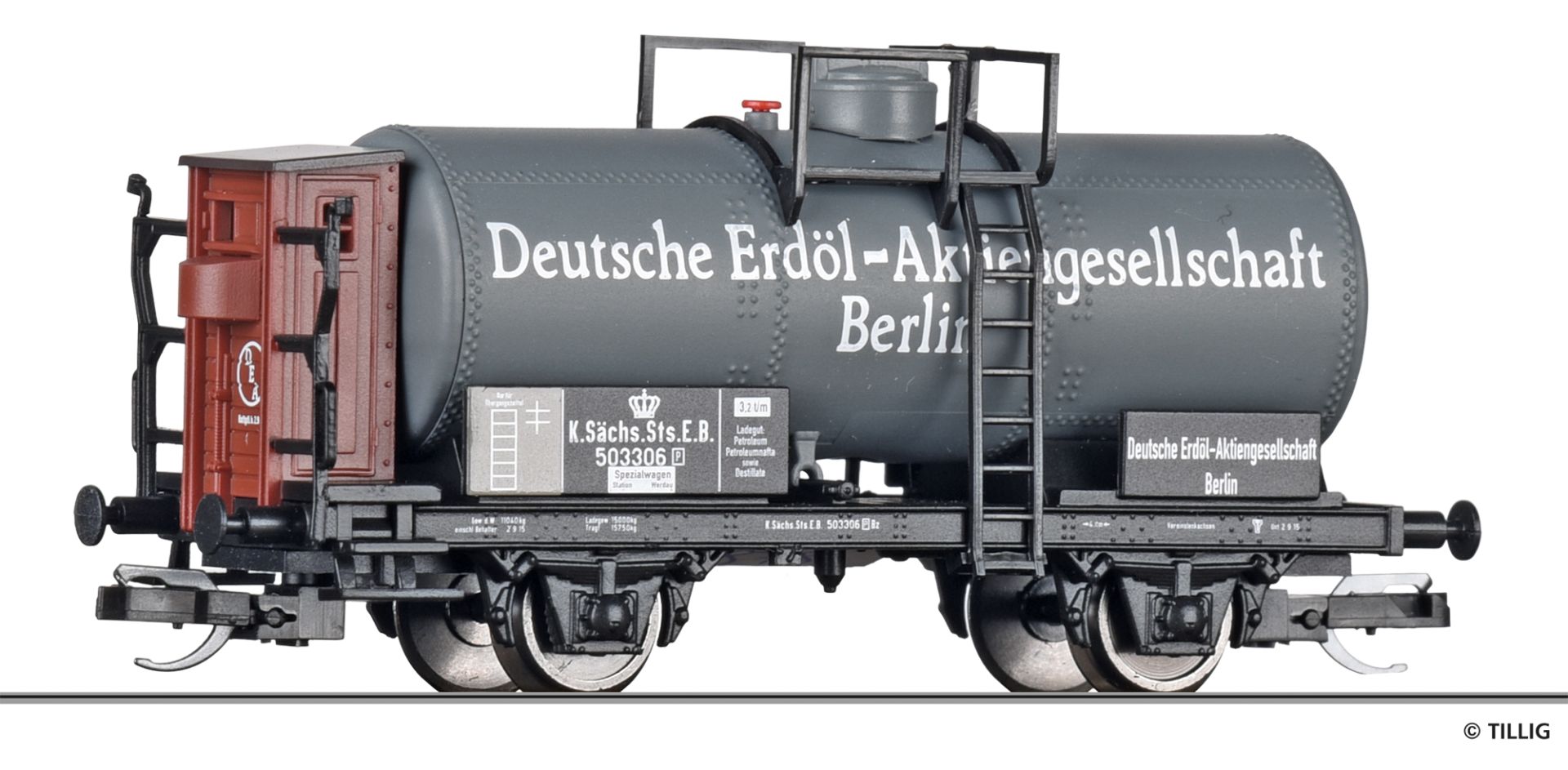 Tank car “Deutsche Erdöl-Aktiengesellschaft” K.Sächs.Sts.E.B.