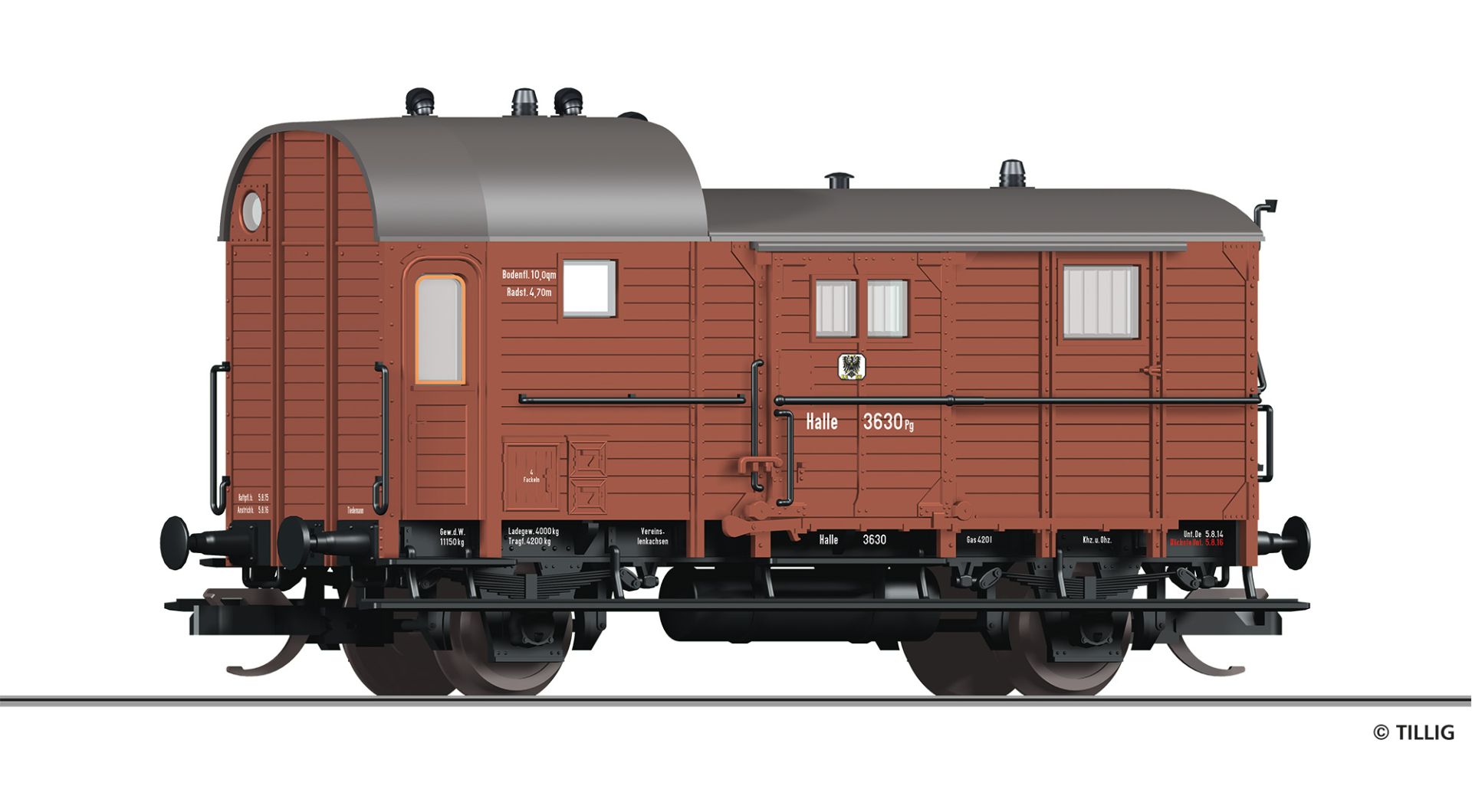 Baggage car Pg K.P.E.V.