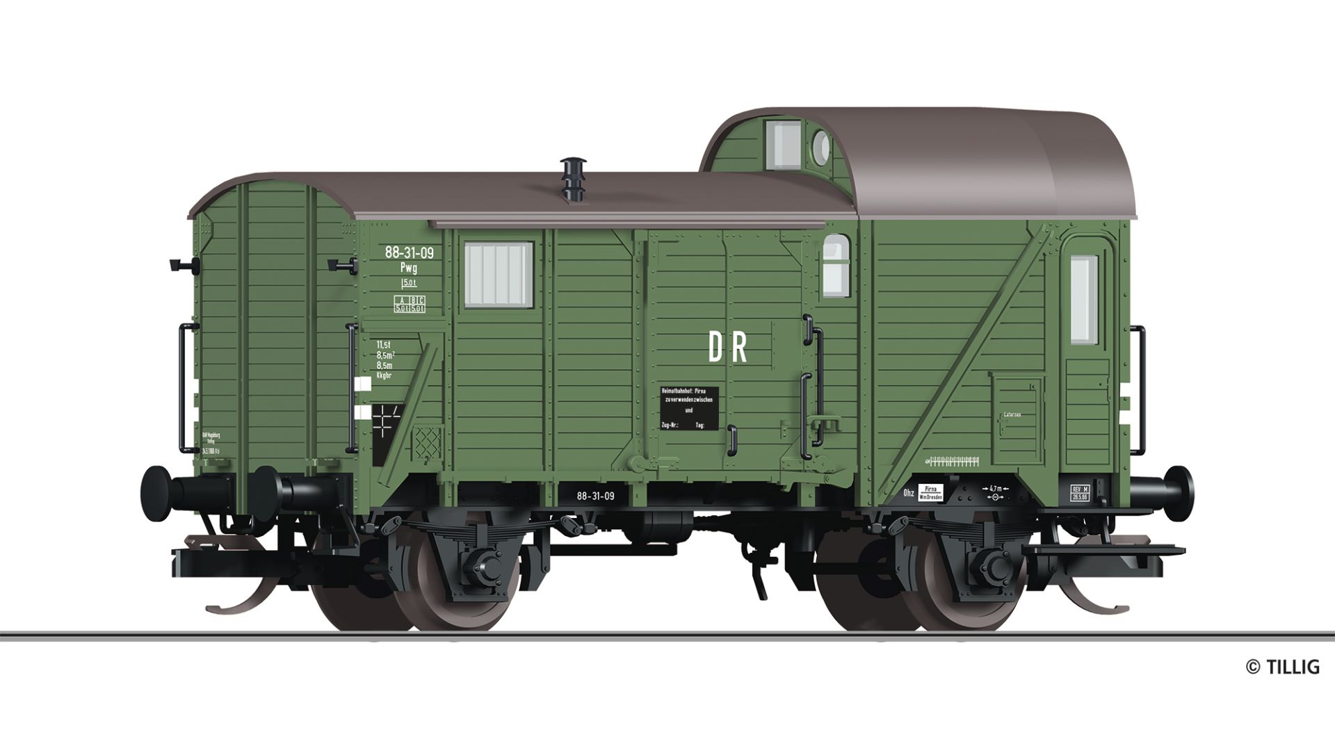 Baggage car, Pwg pr-14, DR